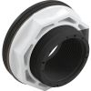 SP1023BLK Locknut Fitting (Black)