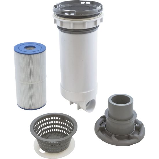 512-2557 Skim Filter Waterway Dyna Flo XL 50 sqft 2-1/2"s Gray