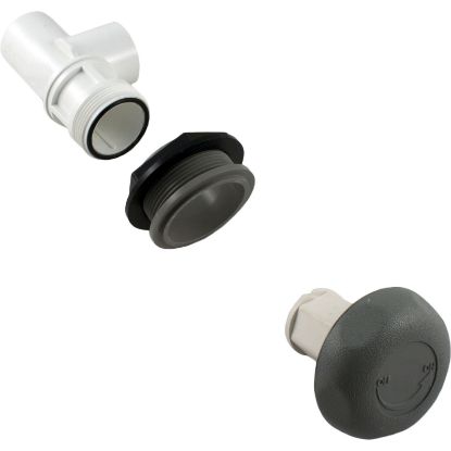 600-4367 On/Off Valve Waterway 1" Slip x 1" Slip Single Port Gray