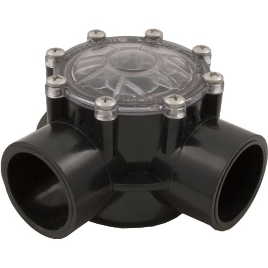 7511 Check Valve Jandy/Zodiac 1-1/2" Slip/2" Spigot 90 degree