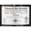 6315141 Blower Air Supply Silencer 1.5hp 115v 7.3A