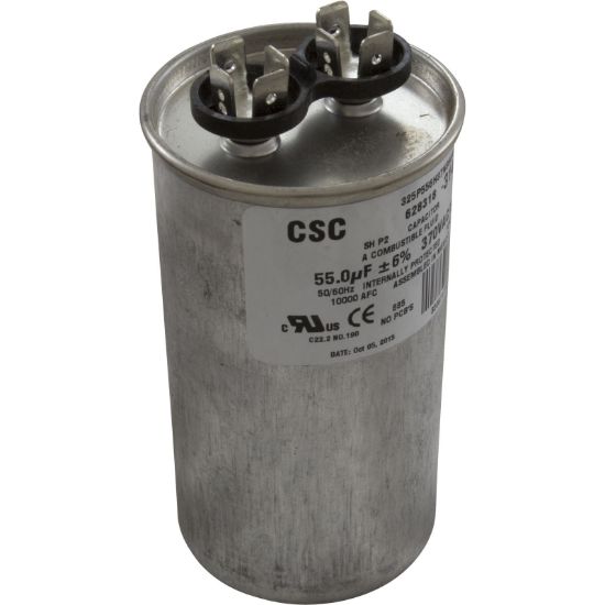 628318-314 Run Capacitor 55 MFD 370v