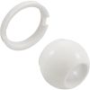 10-3808WHT Eyeball BWG Hydro Jet w/ Retainer Ring White