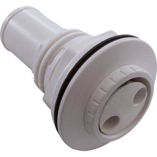 550-1420 Eyeball Fitting WW 1-1/2"b 3-1/2"fd Dual Orifice White