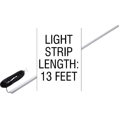 42-PLO-F-RGB-13 PAL Multi Color LED Optics StripLtDiff Lens13'65' Cbl24v