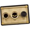 78310700 Light J-Box Pent (2) 3/4" Ports(1) 1/2" PortBrass Base