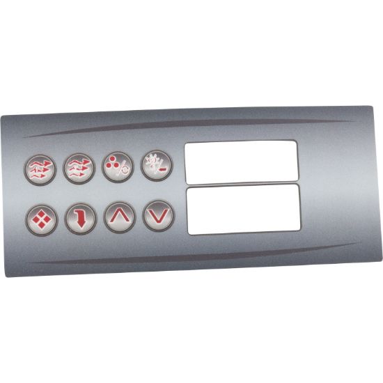 80-0211 Overlay Hydro-Quip HT2 8 Button Large Rec