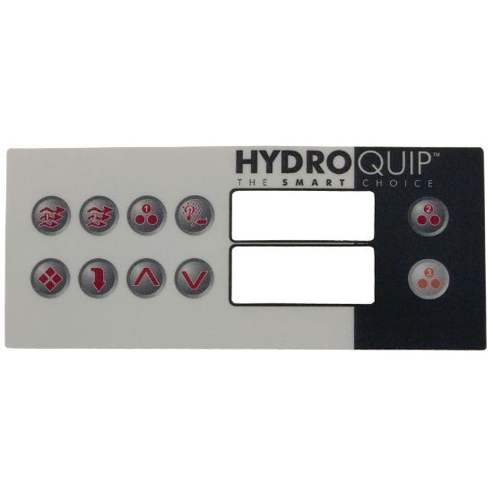 80-0211-10 Overlay Hydro-Quip HT2 10 Button Large Rec
