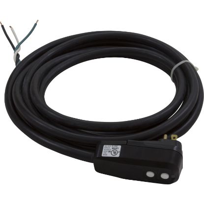 30-0061B-K In-Line GFCI 15A 115v SPST 15 foot Cord (B/W/with G)