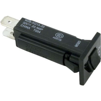 W28XQ1A-20 Circuit Breaker P and B 20A 115v Red Face