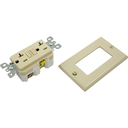 GFNT2-I GFCI Leviton 20A SPST Plugface Ivory