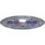 650-0490 Overlay Marquis SpasVl401Jet/Lt/Soak/Temp4 ButtonLcd