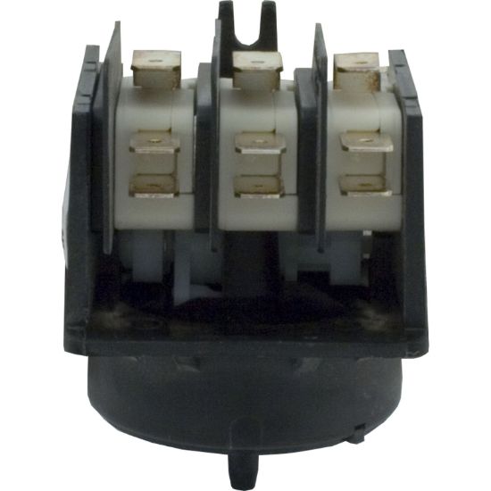 6806-006 Air Switch Herga 4 Function 3PDT 20A Ctr Spout Wht Cam