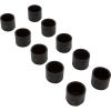 99-30-4300525 Fence Post Cap GLI Pool Products Vinyl Black Qty 10