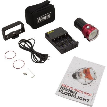 LT-6000LM-100 Diving Floodlight Nemo Power ToolsMax Planck 6000LEDWht