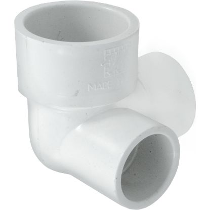 411-4050 90 Elbow 1-1/2" Slip x 1-1/2" Spigot x 1" Slip side