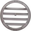 1-1-175 Zodiac Leaf-B-Gone Concrete Wall Fitting Grate Light Gray