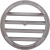 1-1-175 Zodiac Leaf-B-Gone Concrete Wall Fitting Grate Light Gray