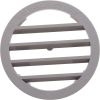 1-1-175 Zodiac Leaf-B-Gone Concrete Wall Fitting Grate Light Gray