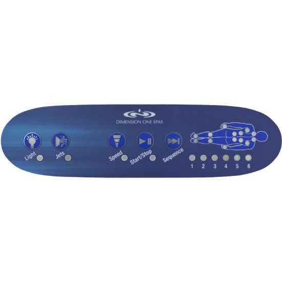 01560-0003 Overlay D-1 TSC-42 5 Button