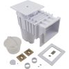 25160-010-001 Fiberglass Skimmer (Regular Mouth Square Lid) White Solid