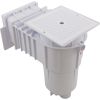 25160-010-001 Fiberglass Skimmer (Regular Mouth Square Lid) White Solid