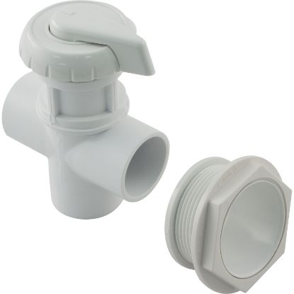 11-4020WHT Diverter Valve Hydro-Air/BWG Hydroflow 1"s 2 Port White
