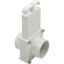 0102-20 Gate Valve 3 pc Magic Plastics 2"spg x 2"spg 80psi