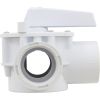 AFT100T Diverter Valve Olympic 1-1/2"fpt 3-Way White