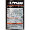 W3SP1580 Pump Hayward PowerFlo LX 1.0hp 115v 1-Spd 1-1/2