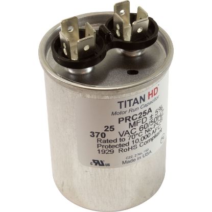 RD-25-370 Run Capacitor 25 MFD 370v 1-3/4