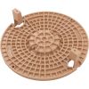 85007430 Skimmer Lid Pentair Admiral S15/S20 Lockdown Tan