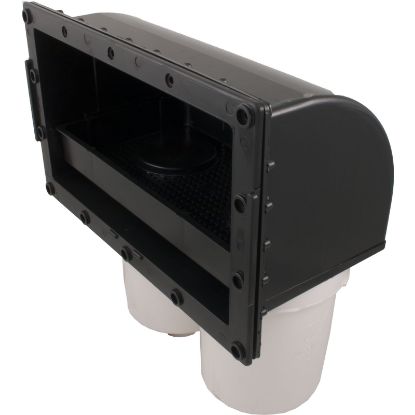 510-6601 Skimmer Complete WW Spa Front Access 100sf Dual Port Blk