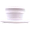 47461700 Wall Fitting BWG Luxury Micro Jet White