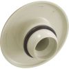 10-3955BON Escutcheon BWG/HAI Slimline Smth w/Dir Eyeball Bone