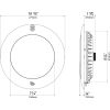 64-EGL-150 PAL EvenGlow Large Niche LightRGB12vdc 150ftSS Escutcheon