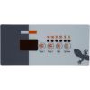 0202-007134 Topside Gecko TSC-18/K-18 4 BtnSmall RecLEDw/2 Overlays