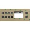9916-101204 Overlay Gecko K-19 AE 4 Button P1 P2 Lt