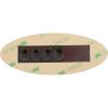 9916-100186 Overlay Gecko TSC-9-GE2 4 Button P1 P2 Light