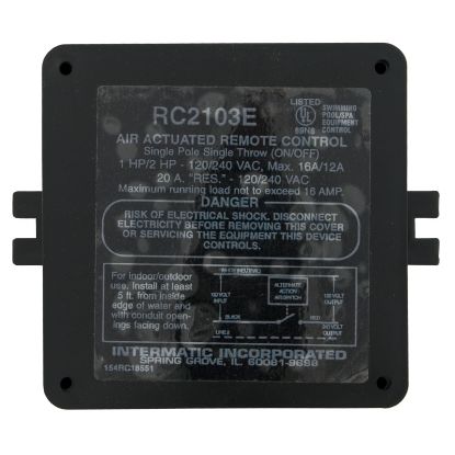 RC2103E Air Control Box Intermatic 115v/230v One Circuit On/Off