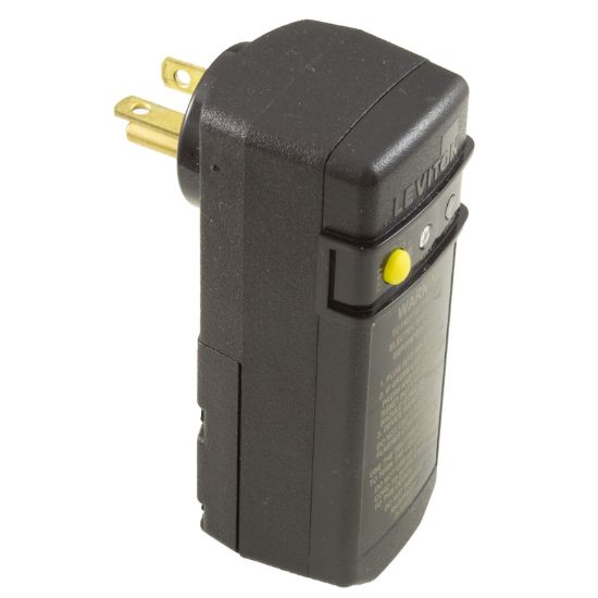 GSRA2 GFCI Leviton 20A115v Self-Test Auto Reset Right Angle