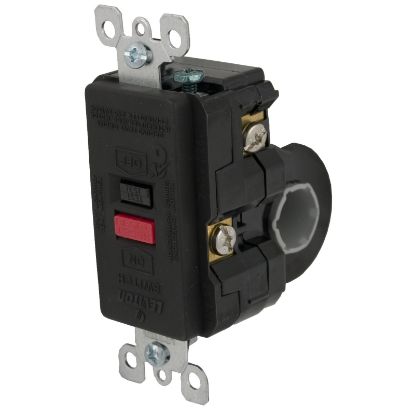  GFCI Leviton High Current 50A SPST Deadfront Black