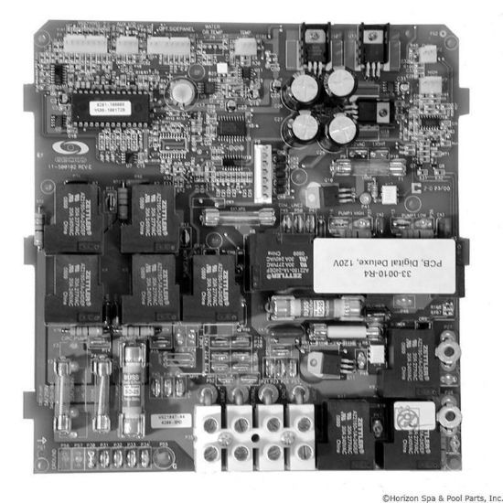 33-0010-R5 PCB Hydro-Quip Deluxe Series 115v Rev.5 Prior 5/03