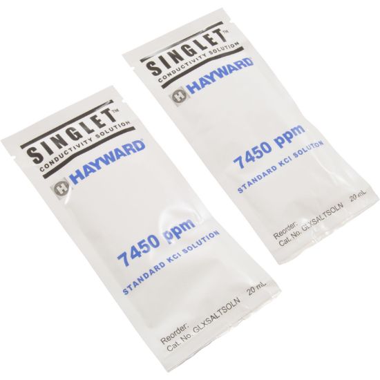 GLXSALTSOLN2PK Calibration Solution Hayward Digital Salt Meter 7450ppm