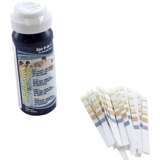 552244 Test Strips AquaChek Spa 6-in-1 Test Strips (50 strips)