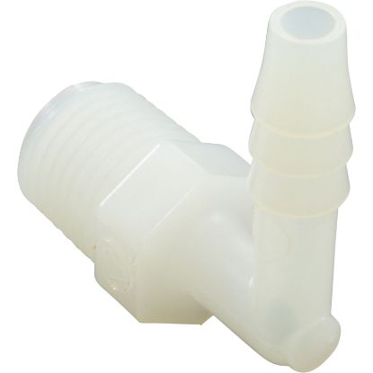 63194 Barb Adapter 1/4"b x 1/4"mpt 90 Degree Nylon