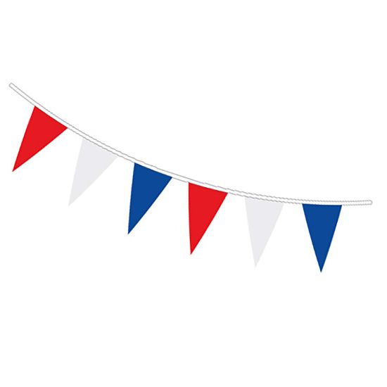  Backstroke Flag Set48 18"X 12" Pennants 105Ft Multi