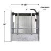 004388F Burner Tray Raypak Model 333B/335B with Burner Sea Level